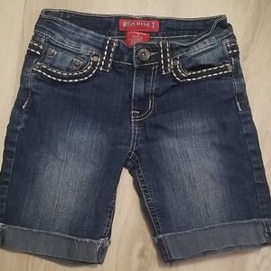 Girls denim cut offs size 12 Red Rivet